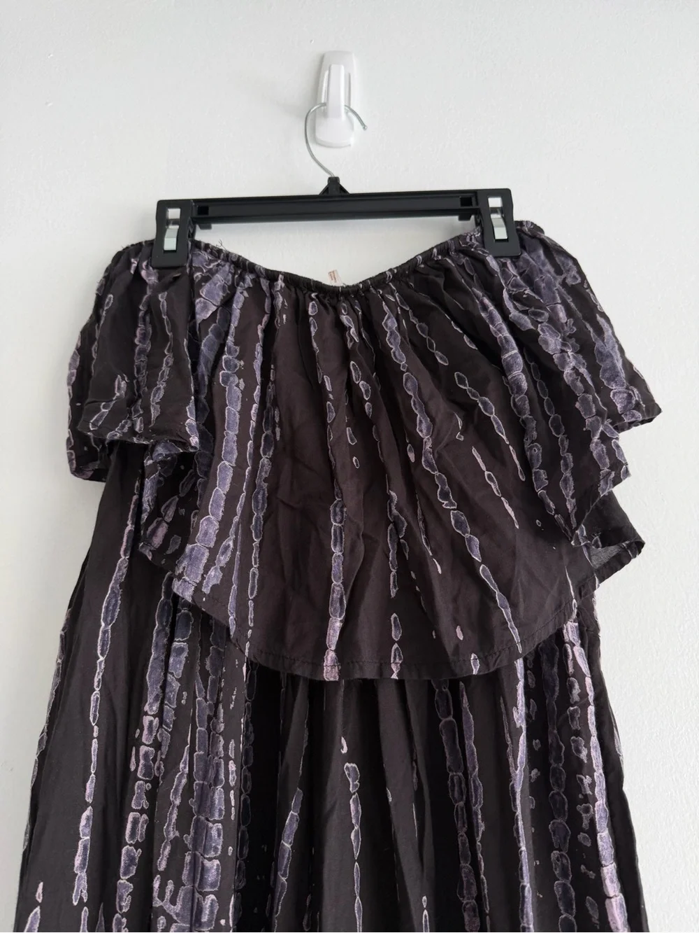 Free People Black Summer Vibes Strapless Wide Leg Jumpsuit Small 8684